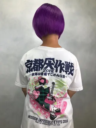 ショート カラー welring hair salonのヘアスタイル