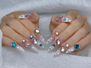 ロング カラー hiro koのネイルデザイン