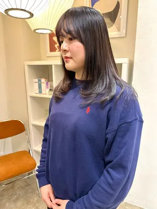 ロング Sabby氏川洸希 パーマのヘアスタイル
