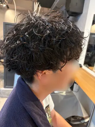 パーマ メンズ 高橋 唯のヘアスタイル