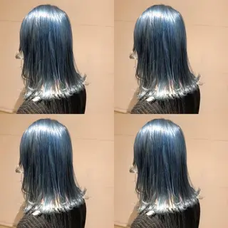 ミディアム カラー レイヤー×艶髪特化 マネージャー安藤光司のヘアスタイル