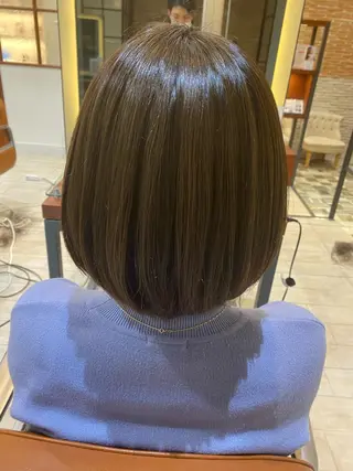 ショート 美髪矯正透明感カラー 江川 和輝のヘアスタイル