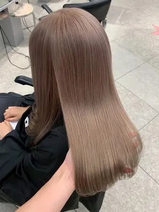 ロング カラー カワチ リュウタのヘアスタイル