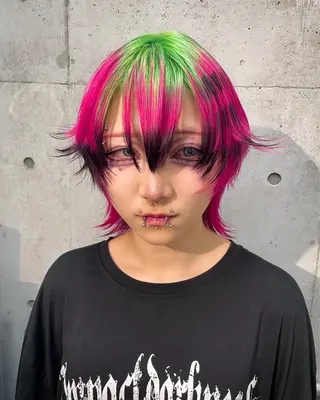 ショート ハイトーン/ブリーチ /ウルフ⛓️MAKIのヘアスタイル