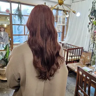 ロング カラー あべかりん/原宿 /マツパ/ハイトーンのヘアスタイル