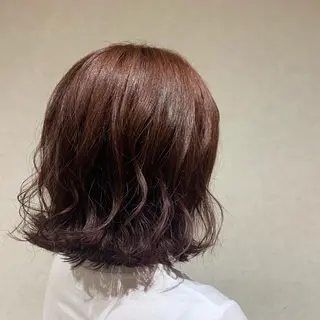 ミディアム カラー yamauchi mikuのヘアスタイル