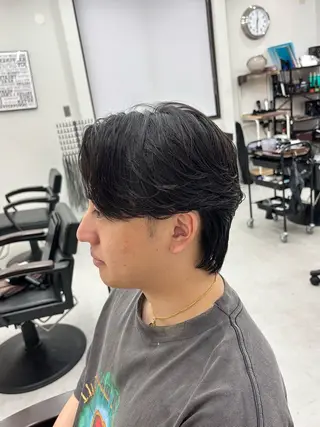 パーマ メンズ KanedaRio パーマ/フェードのヘアスタイル