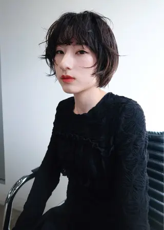 ミディアム ボブ/ブリーチ 学芸大学SaKuraのヘアスタイル