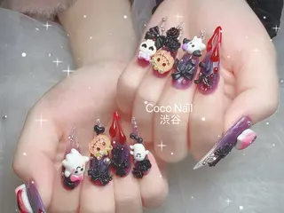 ネイル CoCo Nail 長さ出し専門店のネイルデザイン