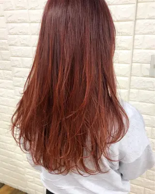 セミロング カラー famille ファミーユのヘアスタイル