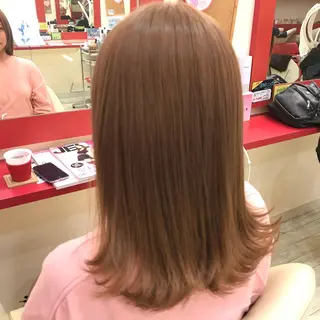 セミロング カラー 櫻井 なんなのヘアスタイル