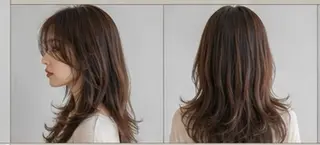 ロング c k🩶のヘアスタイル