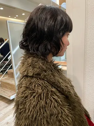 ミディアム 🍁ボブパーマ.レイ ヤーボブ🍁陸来のヘアスタイル