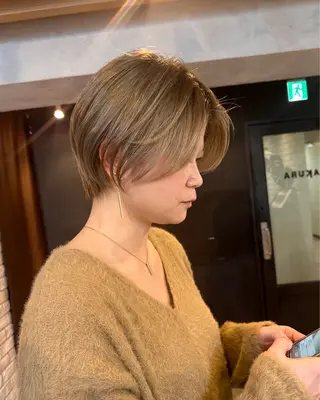 ショート 髪質改善/縮毛矯正 関根青葉のヘアスタイル