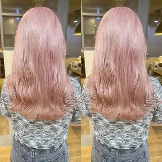 セミロング カラー yoriダブルカラー 代表すがわらのヘアスタイル