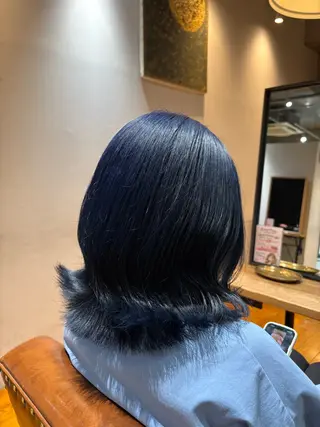 ミディアム カラー 🎨艶感ニュアンス カラー🐬櫻井海星のヘアスタイル