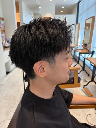 メンズ 山﨑 蓮のヘアスタイル