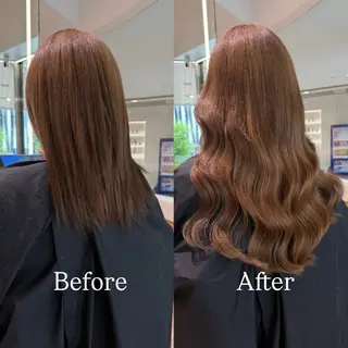 ロング カラー シールエクステ特化 ハイトーン、NANAのヘアスタイル
