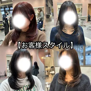 ロング カラー ヘアアレンジ 艶髪特化/矯正/ 髪質改善/吉田光佑のヘアスタイル
