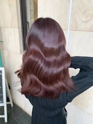 セミロング カラー 韓国系レイヤー特化 hiroのヘアスタイル