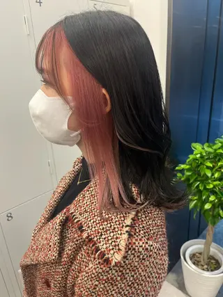 ミディアム カラー 🎀透明感 カラー🎀ミズキのヘアスタイル