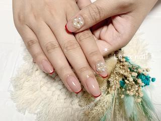 ショート カラー ネイル Le’a NailSalonのネイルデザイン