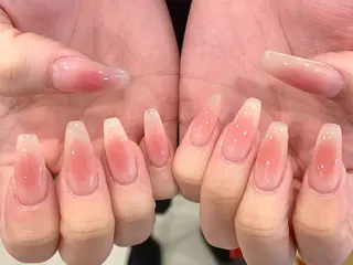 ネイル 🎀kira 長さだし💗モチ最高のネイルデザイン