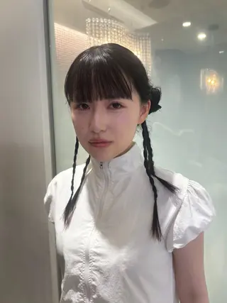 ヘアアレンジ 🌸銀座コテ巻き風 パーマ🌸いでいあやのヘアスタイル