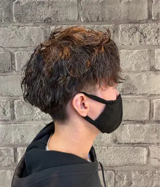 パーマ メンズ Men's特化 ✂️ 垢抜けパーマ/宮澤蓮のヘアスタイル