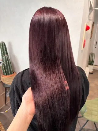 ロング カラー 透明感カラー🫧🎀 まりなのヘアスタイル