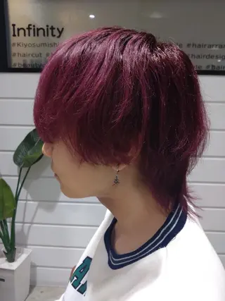 カラー メンズ 中山 樹のヘアスタイル