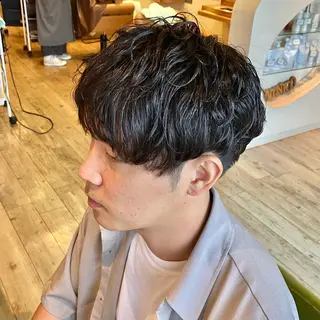 パーマ メンズ 森田 研司のヘアスタイル