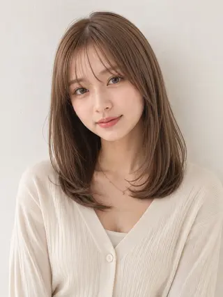 ミディアム 新宿/モテ🤍 トレンドヘア/ワカナのヘアスタイル