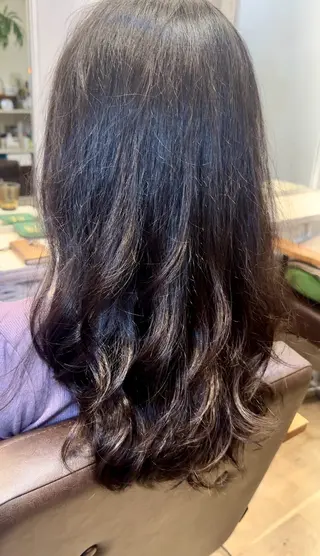 ロング パーマ BANDE 水崎 悟のヘアスタイル