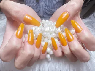 ネイル kao nail マグネット/長さだしのネイルデザイン