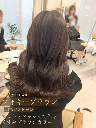 ロング カラー 桑原 希吏のヘアスタイル