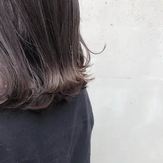 セミロング カラー ヘアアレンジ 酸性縮毛矯正🧴韓国 レイヤー/髪質改善のヘアスタイル