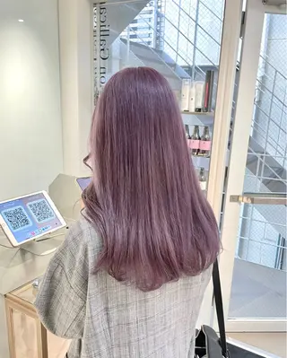 ロング カラー ツヤ髪/透け感ヘア 💎Nokaのヘアスタイル