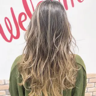 ロング カラー 加藤 琢也のヘアスタイル