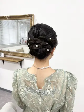 ヘアアレンジ ヘアサロン ミカヅキのヘアスタイル