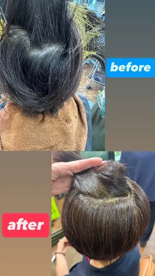 カラー 🌻リンクスハート 🌼島岡 茉生🌻のヘアスタイル