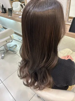 ロング カラー 縮毛矯正/髪質改善/ 艶髪ササキナツミのヘアスタイル
