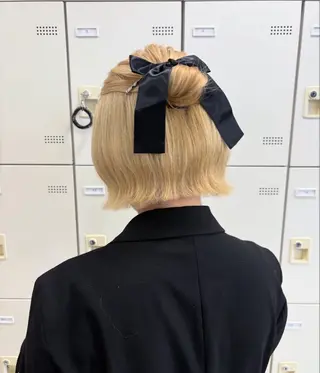 ヘアアレンジ 似合わせヘア🪽 riko🐈‍⬛のヘアスタイル