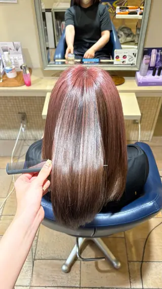 セミロング 井本 帆香のヘアスタイル