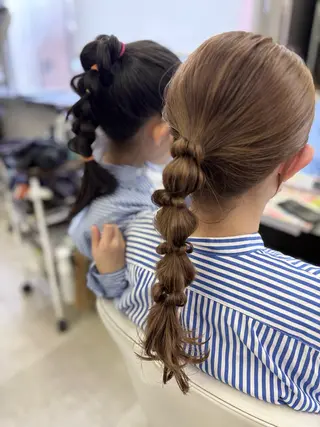 ロング カラー ヘアアレンジ むとう ひろみのヘアスタイル