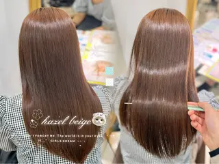 ロング カラー まろやか艶ベージュ 🧸🪞Honoのヘアスタイル