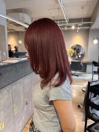 カラー 🎀西川芽依/ 暖色カラー🎀のヘアスタイル