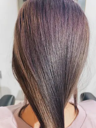 セミロング カラー ヘアアレンジ ボブパーマコテ巻き風 パーマNo1深江秀平のヘアスタイル