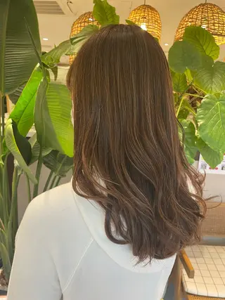 ロング カラー 高木 櫻のヘアスタイル