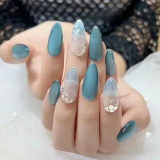 ネイル 🎀kira 長さだし💗モチ最高のネイルデザイン